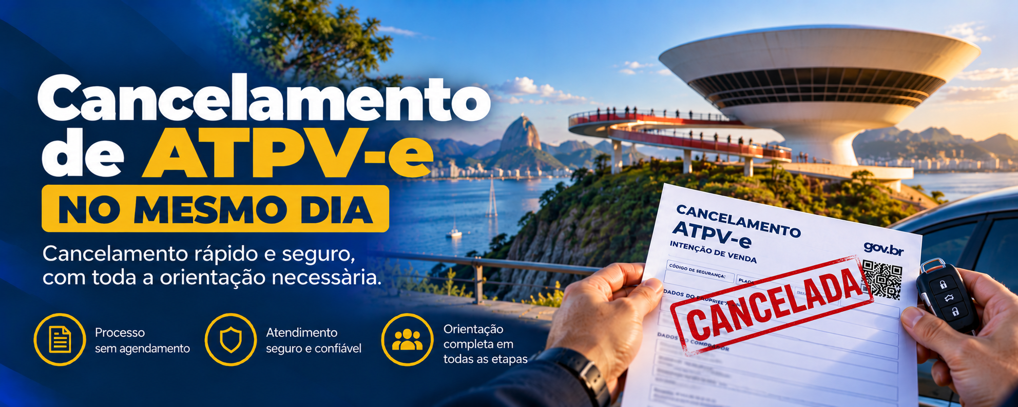 Cancelamento de ATPV-e — Cancelamento rápido e seguro, com toda a orientação necessária.